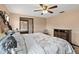 Spacious bedroom with ample closet space, neutral walls, and elegant furnishings at 2468 Scottville Ave, Deltona, FL 32725