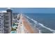 Stunning ocean view from a high-rise condo on a sandy beach at 2727 N Atlantic Ave # 602, Daytona Beach, FL 32118