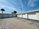 Row of garages with secure storage solutions for residents at 2727 N Atlantic Ave # 602, Daytona Beach, FL 32118