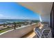 Beautiful water views from balcony at 3743 S Atlantic Ave # 11D, Daytona Beach Shores, FL 32118