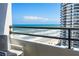 Relax on this balcony with stunning ocean views and calming waves at 3743 S Atlantic Ave # 11D, Daytona Beach Shores, FL 32118