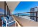Relax and enjoy the ocean breeze from this private balcony at 3743 S Atlantic Ave # 11D, Daytona Beach Shores, FL 32118