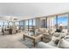 Elegant living space with comfortable seating and panoramic ocean views at 3743 S Atlantic Ave # 11D, Daytona Beach Shores, FL 32118