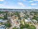 Scenic aerial view of the home and neighborhood from above at 401 N Oleander Ave, Daytona Beach, FL 32118