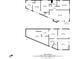 A detailed floor plan showcasing the layout of the home, including the kitchen, bedrooms, and living spaces at 401 N Oleander Ave, Daytona Beach, FL 32118