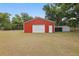 Large outbuilding offers tons of space for work, hobbies, or storage at 5865 Ross Creek Rd, Lakeland, FL 33810