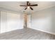 Bedroom with tile flooring, closet space and a ceiling fan at 991 Dawson Dr, Deltona, FL 32725
