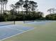 Outdoor tennis courts, great for recreational play at 1 Crooked Bridge Way, Ormond Beach, FL 32174