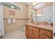 Bathroom with tile flooring, a marble countertop, and neutral colored walls at 1766 Roscoe Turner Trl, Port Orange, FL 32128