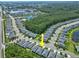 Aerial view of the community highlighting the home's location near amenities and green spaces at 5539 Estero Loop, Port Orange, FL 32128