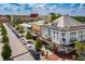 Aerial view of downtown Deland showcases the city's landscape at 603 W Miles St, Deland, FL 32720