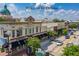 Aerial view of downtown Deland, showcasing its charming architecture and vibrant streetscape at 603 W Miles St, Deland, FL 32720