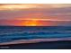 Beautiful ocean with waves crashing under a sunset sky at 68 Hibiscus Dr, Ormond Beach, FL 32176