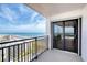Balcony with ocean views from high rise building at 1239 Ocean Shore Blvd # 11D, Ormond Beach, FL 32176