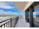 High-rise balcony showcasing ocean and city views at 1239 Ocean Shore Blvd # 11D, Ormond Beach, FL 32176