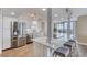 Bright kitchen with stainless steel appliances and a large island with seating at 1239 Ocean Shore Blvd # 11D, Ormond Beach, FL 32176