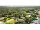 Neighborhood aerial shot, showing lush greenery and well-spaced homes at 1317 Northside Dr, Ormond Beach, FL 32174