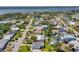 Aerial view showcasing the neighborhood's layout and proximity to local amenities, offering a glimpse of community living at 129 Dundee Rd, Daytona Beach, FL 32118
