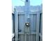 Private outdoor shower, perfect for rinsing off after a day at the beach at 13 Sunrise Ave, Ormond Beach, FL 32176