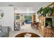 Dining room showcasing an eating area with bar seating and lots of greenery and natural light at 2101 Almond St, Orange City, FL 32763