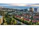Beautiful aerial view of the residences, ocean, and beaches at the Oceanside community at 2934 Oceans Trce, Daytona Beach Shores, FL 32118