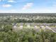 Aerial view of a residential area near a lake, highlighting community's picturesque location and serene setting at 3029 Adrian Dr, Ormond Beach, FL 32174