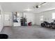 Spacious garage offers ample room for storage and hobbies, complete with equipment at 807 Scrub Oak St, South Daytona, FL 32119