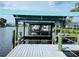 View from boat dock with boat lift; a great amenity for the waterfront home at 992 Shockney Dr, Ormond Beach, FL 32174