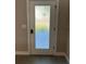 Stylish front door with decorative glass panel adds character and curb appeal at 992 Shockney Dr, Ormond Beach, FL 32174