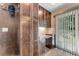 This mud room features beautiful wood cabinets, convenient storage, and a functional desk area at 2270 Wilmhurst Rd, Deland, FL 32720