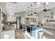 Bright, spacious kitchen with stainless steel appliances, granite countertops, and eat-in island at 101 Green Heron Ct, Daytona Beach, FL 32119