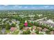 Aerial view of property and community, highlighting location in the green, scenic neighborhood at 12 Big Buck Trl, Ormond Beach, FL 32174