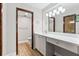 Bathroom featuring new vanity and flooring at 12 Big Buck Trl, Ormond Beach, FL 32174