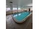 Enjoy the indoor pool with large windows offering natural light and views at 1233 S Atlantic Ave # 3070, Daytona Beach, FL 32118
