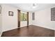 Clean and modern bedroom with hardwood floors, a ceiling fan, and a window with lots of natural light at 1 Crooked Bridge Way, Ormond Beach, FL 32174
