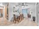 Charming dining room with bright walls, tile floors, and ample natural light at 1333 E Lombardy Dr, Deltona, FL 32725