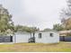 A large backyard with a small building on the property offers versatile outdoor possibilities at 279 Selden Ave, Ormond Beach, FL 32174