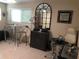 Home office featuring unique decor, a stylish desk, and plenty of natural light at 33 Camellia Dr, Ormond Beach, FL 32176
