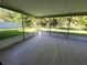 Enjoy outdoor living in the spacious screened lanai overlooking the green, well-maintained backyard at 1810 Western Rd, South Daytona, FL 32119