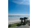 Beautiful beach view with palm trees and clear blue skies, offering serene coastal living at 1909 S Atlantic Ave # 405/406, Daytona Beach Shores, FL 32118