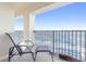 Balcony featuring lounge seating and unobstructed ocean views at 89 S Atlantic Ave # 1004, Ormond Beach, FL 32176