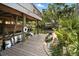 Dock with boat lift, canal access, and a charming waterside setting for leisure and recreation at 1108 Shockney Dr, Ormond Beach, FL 32174