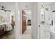 Hallway view leading to bedroom and bathroom at 1108 Shockney Dr, Ormond Beach, FL 32174