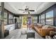Inviting sun room featuring a comfortable seating area and windows at 1108 Shockney Dr, Ormond Beach, FL 32174