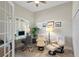Cozy office featuring a desk, comfortable seating, and natural light perfect for working from home at 1254 Royal Pointe Ln, Ormond Beach, FL 32174