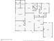 Floor plan with dimensions of all of the rooms in the house and location of bathrooms and closets at 1026 Bel Aire Dr, Daytona Beach, FL 32118