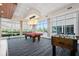 Well-lit game room with a pool table and foosball, perfect for entertaining at 231 Riverside Dr # 1602, Holly Hill, FL 32117