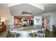 Spacious kitchen with a large island, marble countertops, stainless steel appliances, and plenty of seating at 231 Riverside Dr # 1602, Holly Hill, FL 32117