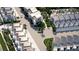 Aerial view of the community showcasing modern architecture and beautiful landscaping at 2360 Ocean Shore Blvd # 9, Ormond Beach, FL 32176