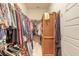 Walk-in closet, full of shelving and hanging storage at 2836 Monaghan Dr, Ormond Beach, FL 32174